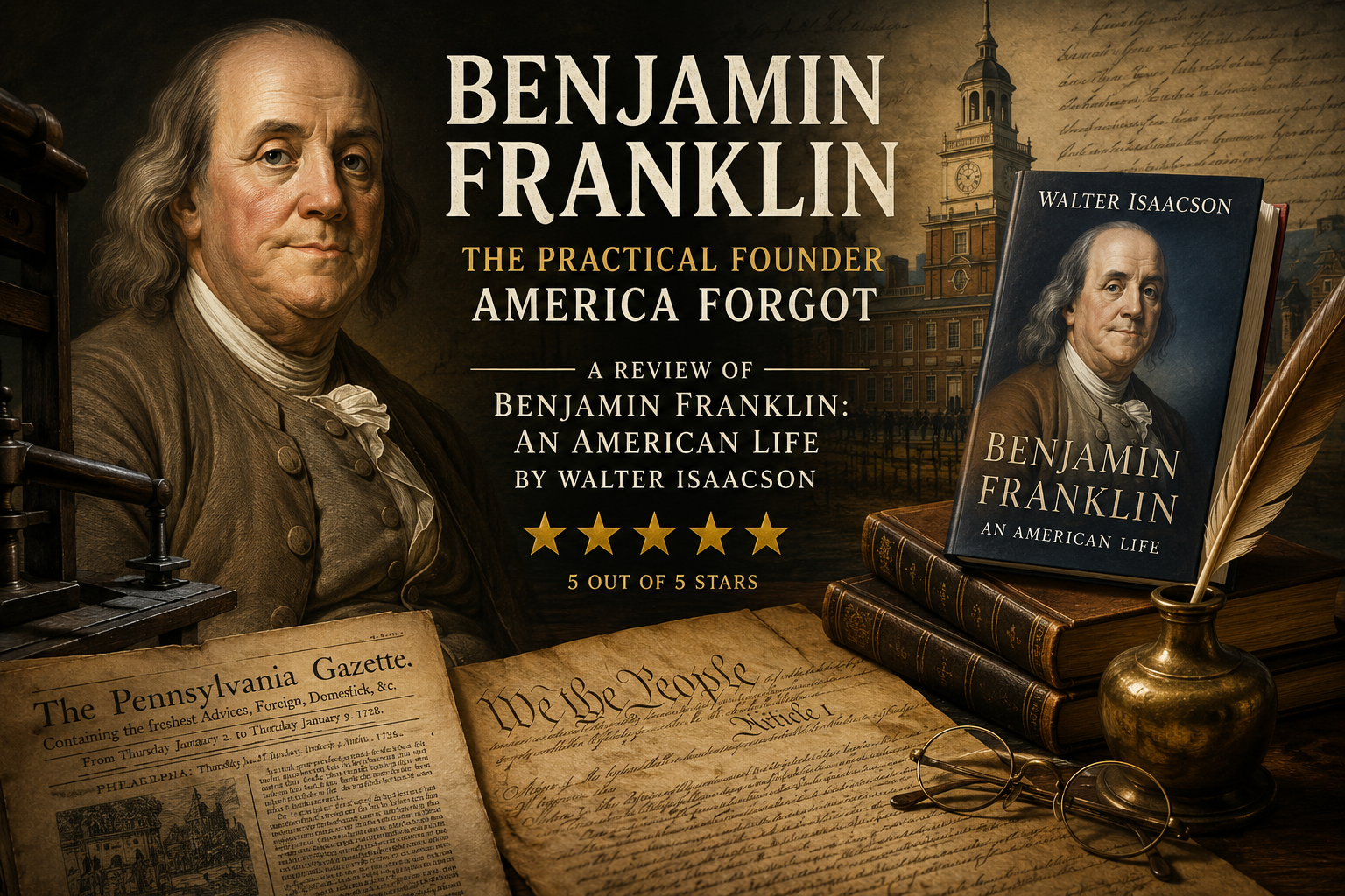 Benjamin Franklin: The Practical Founder America Forgot | Review of Benjamin Franklin: An American Life