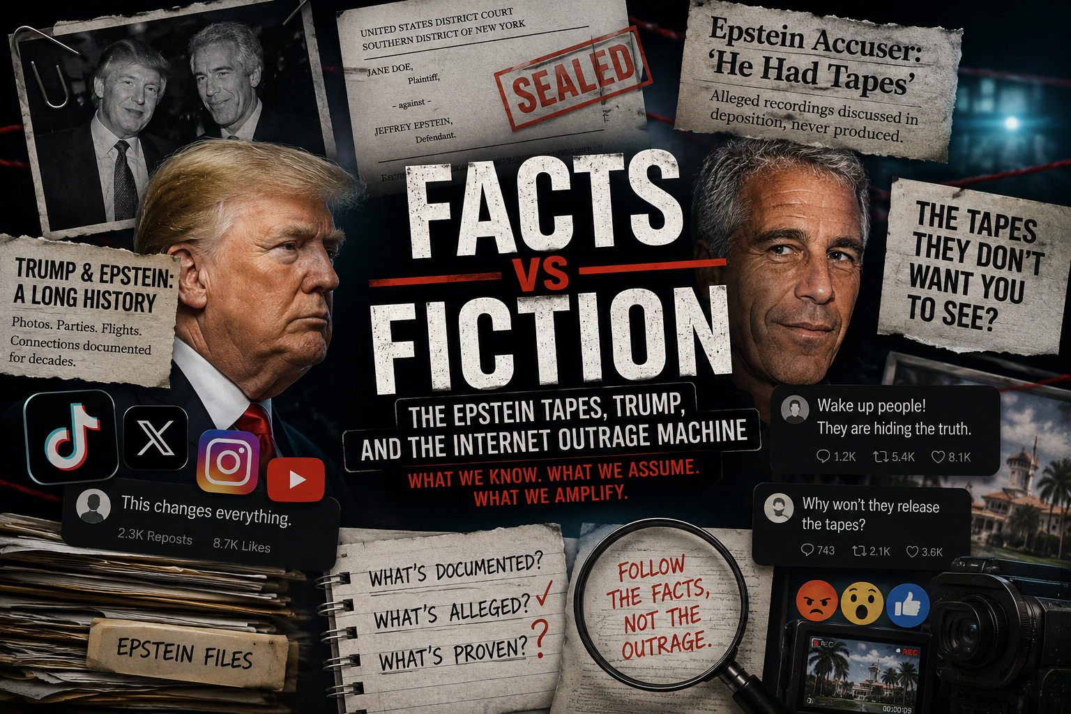 Fact, Fiction, & Fallout: The Epstein Tapes, Trump, Substack Doctors, and the Internet’s Favorite Hobby: Jumping to Conclusions