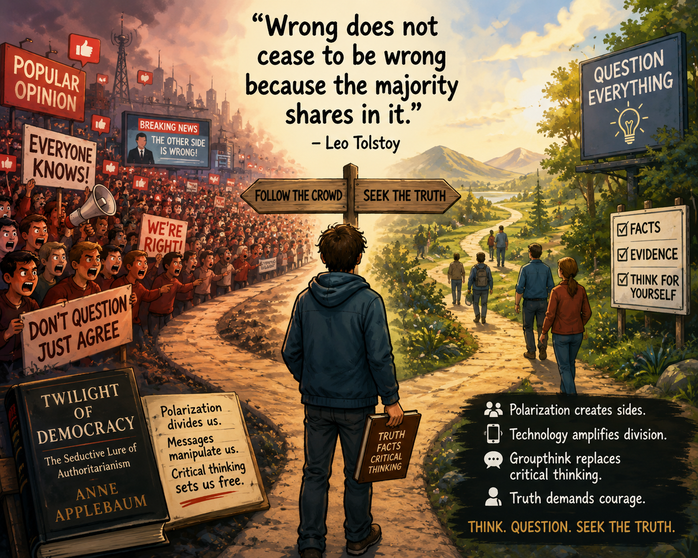 Wrong does not cease to be wrong because the majority shares in it.