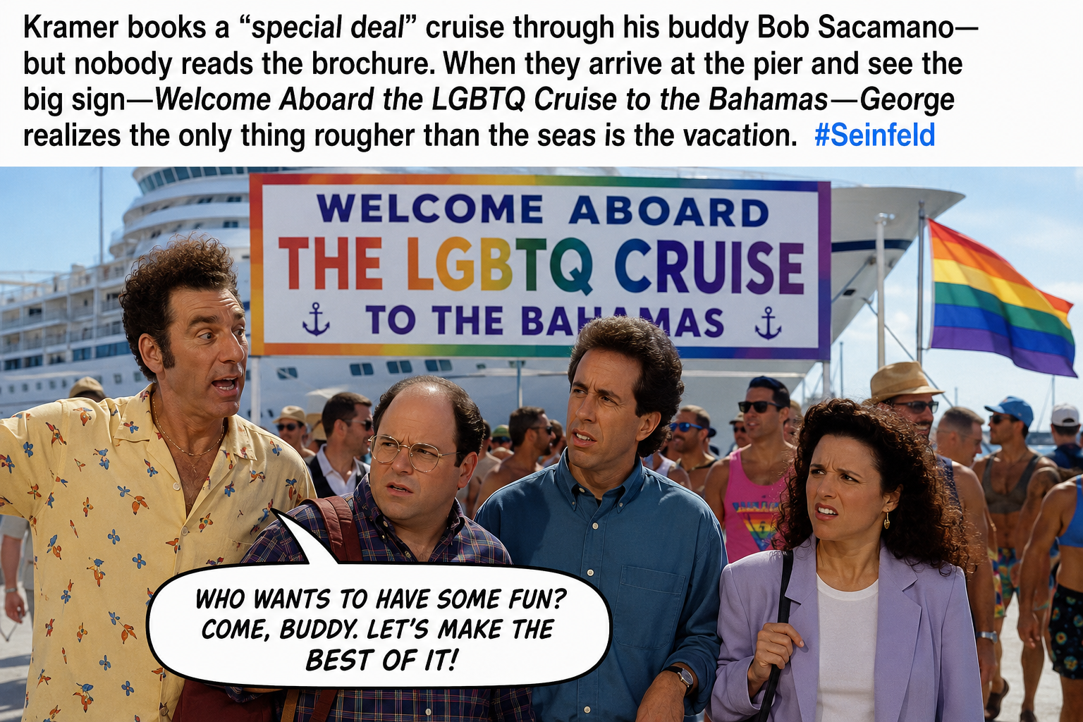 The Lost Seinfeld Episode – The Cruise Nobody Researched