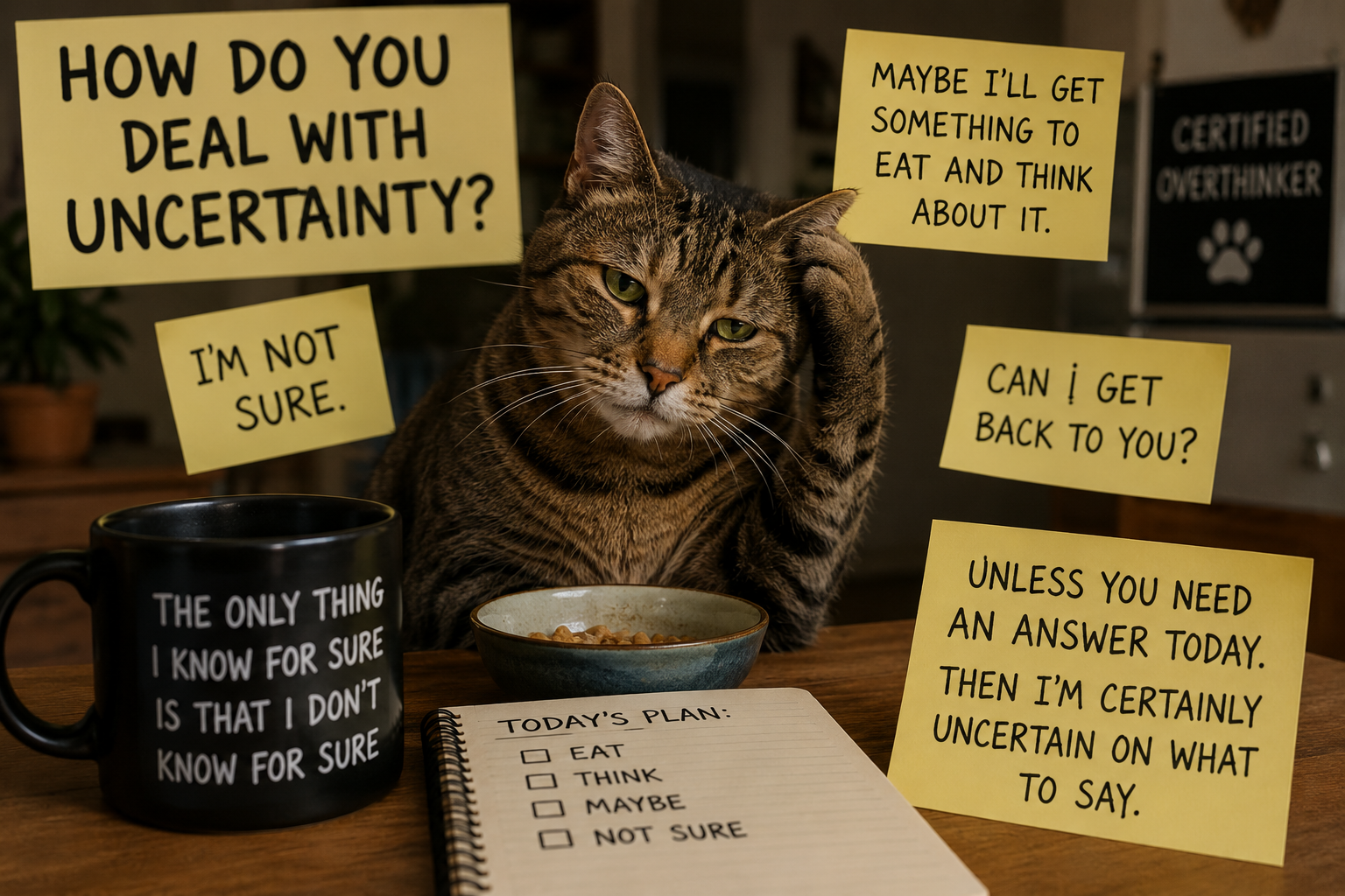 Daily Writing Prompt 17-Aug: How do you deal with uncertainty?