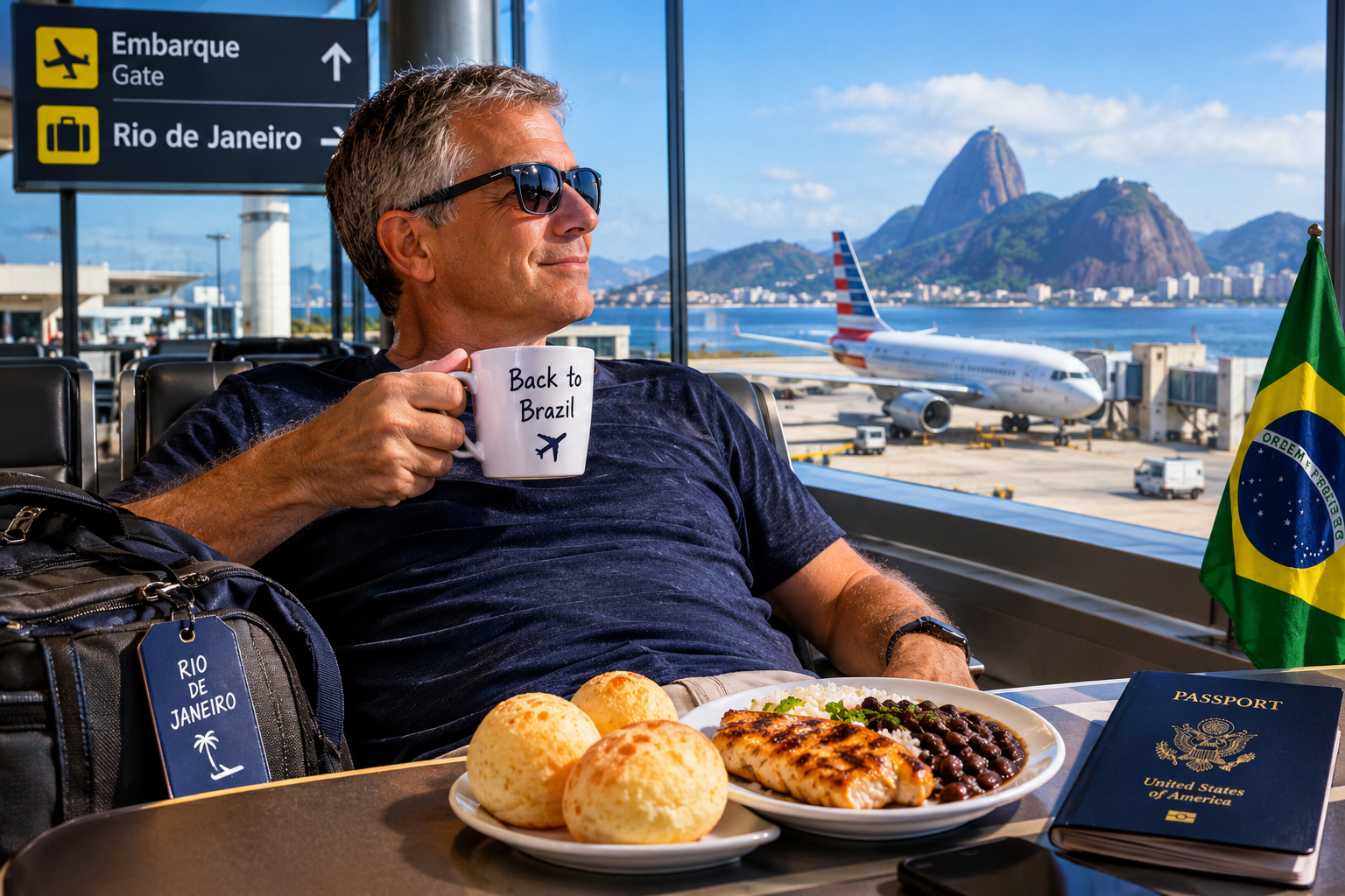 Traveling Back to Brazil: Airport Adventures, Flying & Coming Home