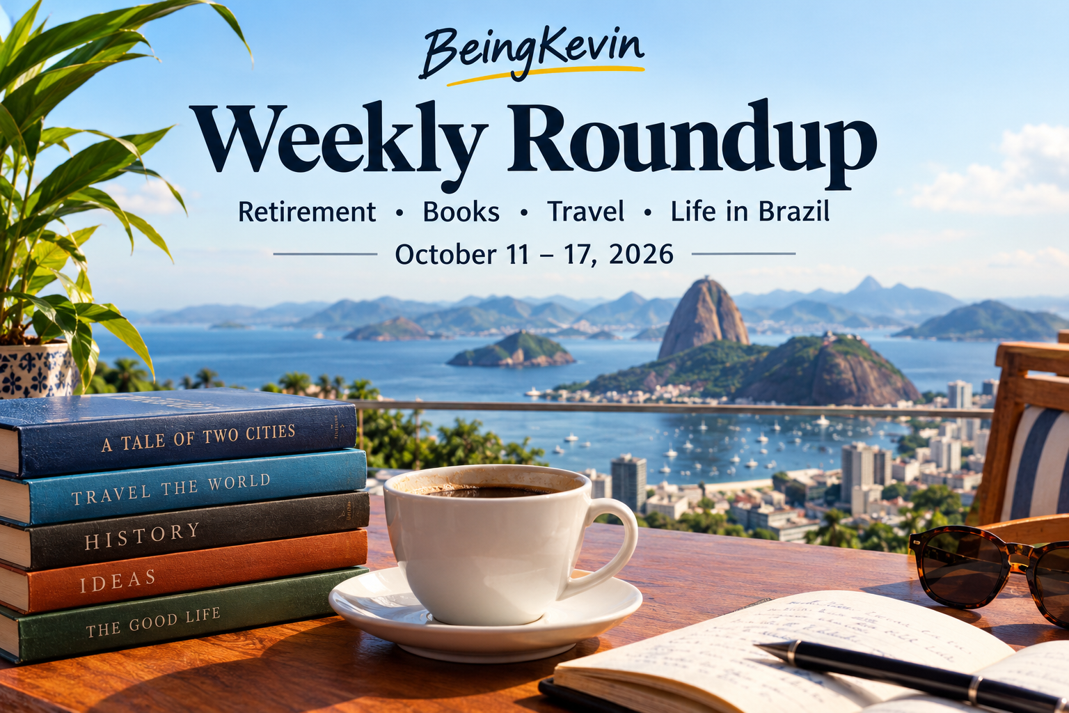 Weekly Roundup: Retirement, Books & Life in Brazil | BeingKevin